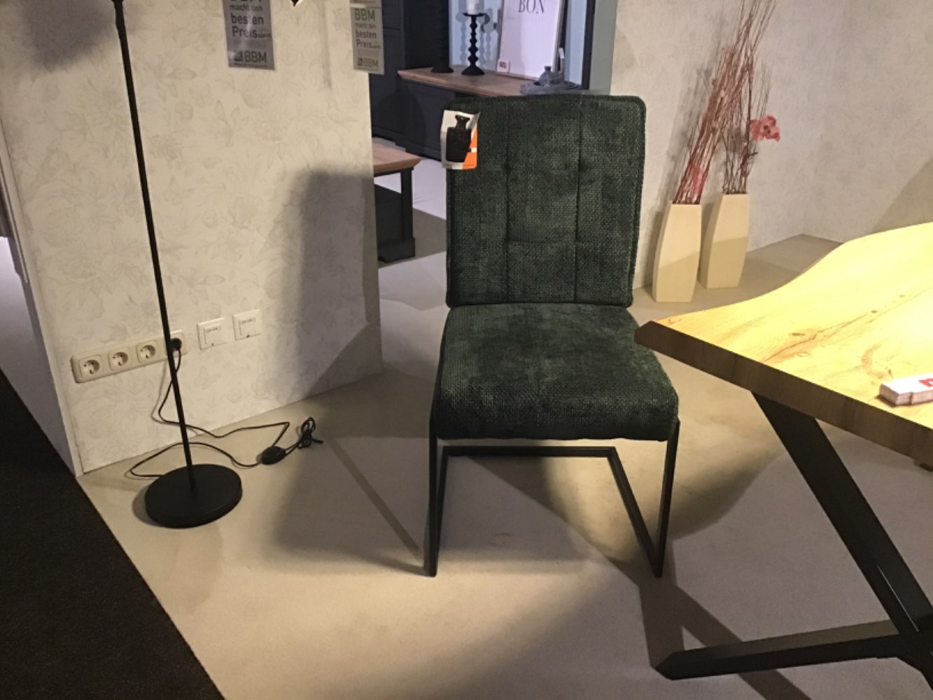 Schwingstuhl Belastbar bis 140kg Farbe grün Maß 49/98/66cm