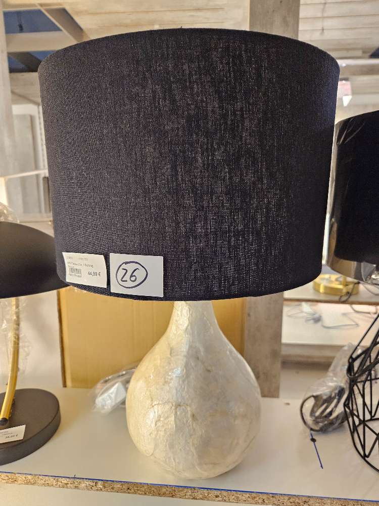 KHG Tischleuchte Lampe Perlmutt statt 89€