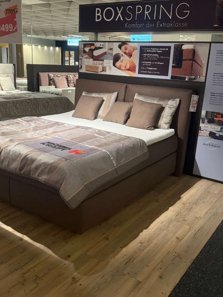 Boxspringbett Nougat