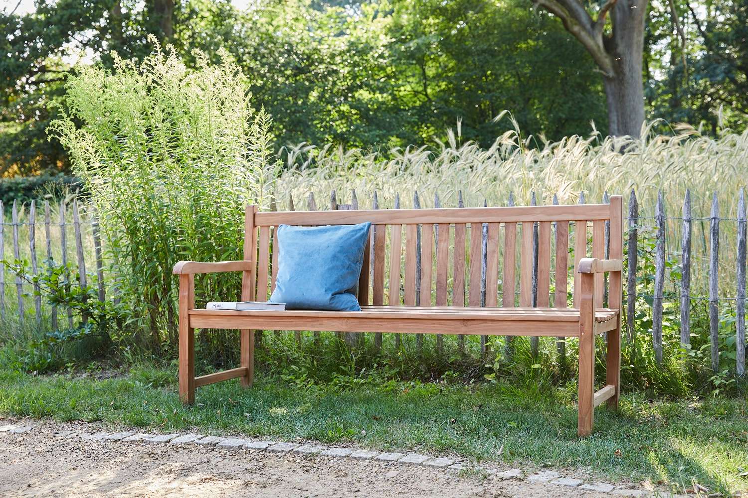 Gartenbank – 150 cm – Teakholzbank – Holzbank – Massivholzbank