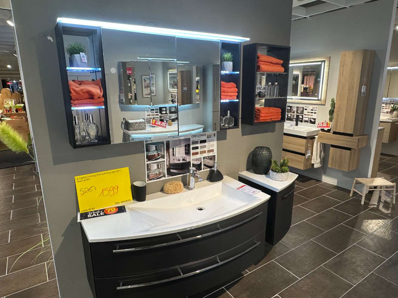 Waschtischkombination 121 cm