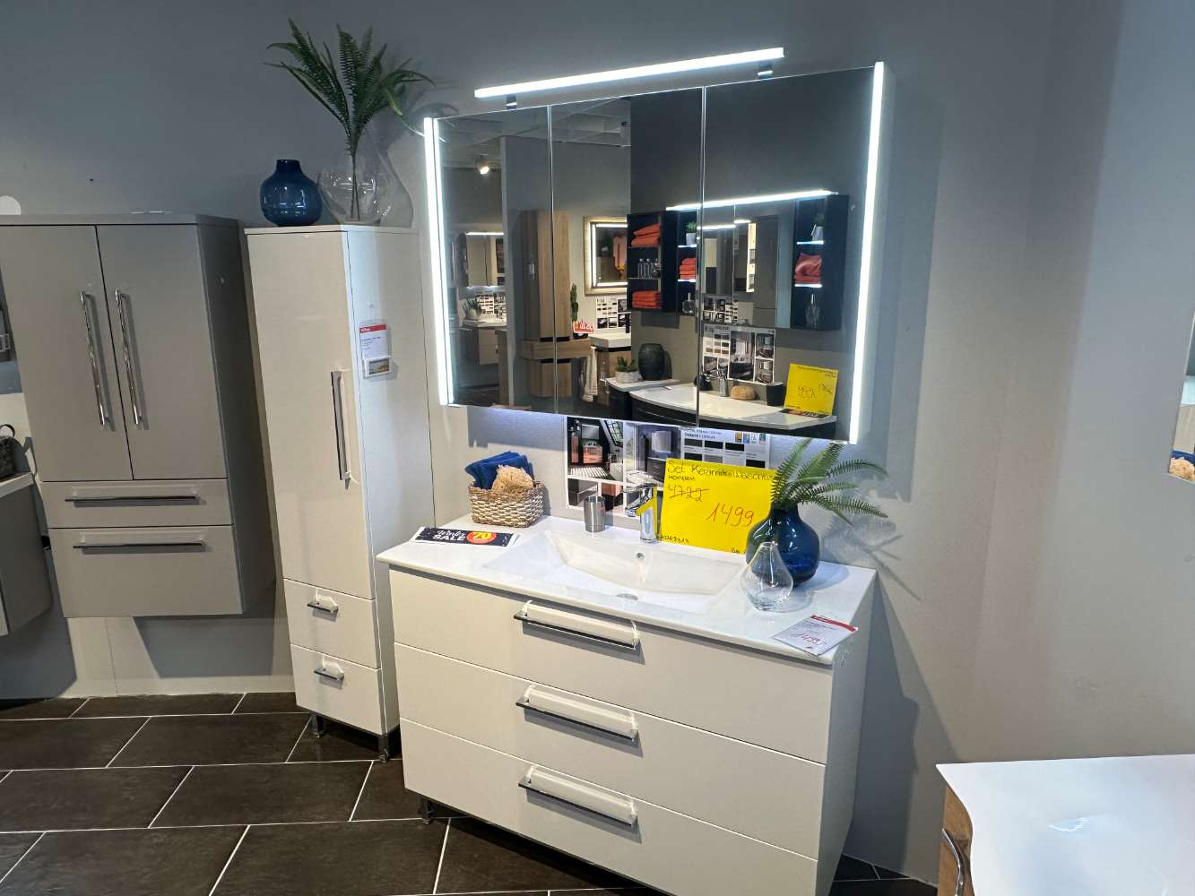 Set Keramik-Waschtisch Bergsee