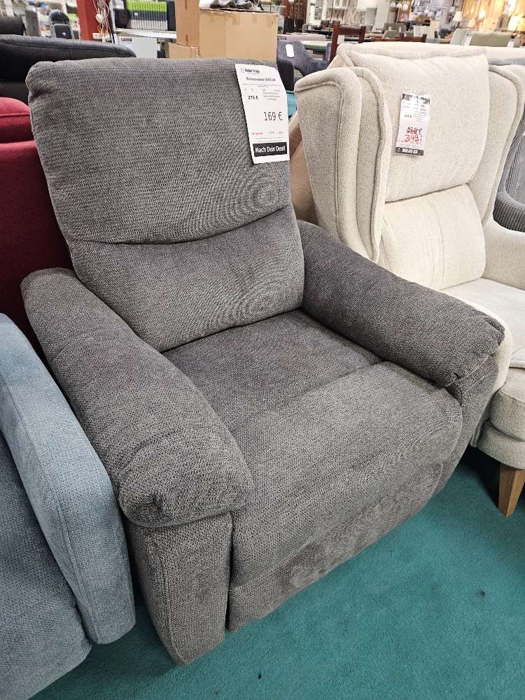 Relaxsessel Odilon Webstoff dunkelgrau statt 279€