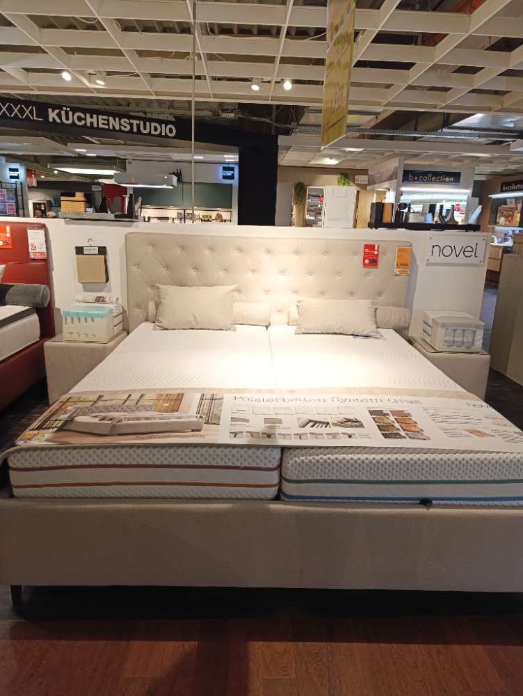 MÖBEL, NOVEL,POLSTERBETT, BEIGE, XXXLUTZ