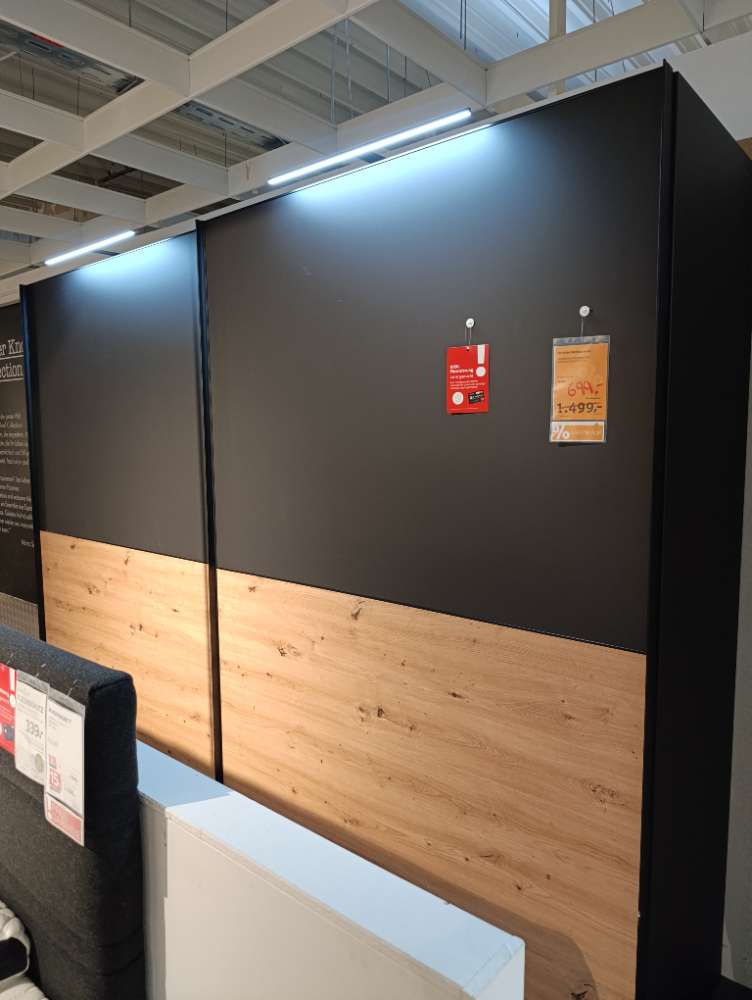 MÖBEL, NOLTE,SCHWEBETÜRENSCHRANK, BASALT/ARTISAN-EICHE, XXXLUTZ