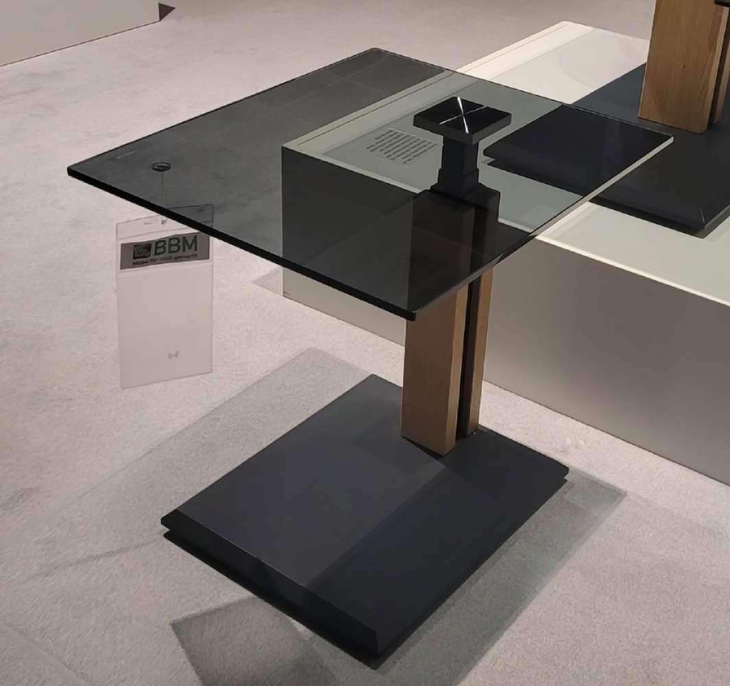 Beistelltisch mit Lift und Rollen BHT ca 55×47-55x47cm