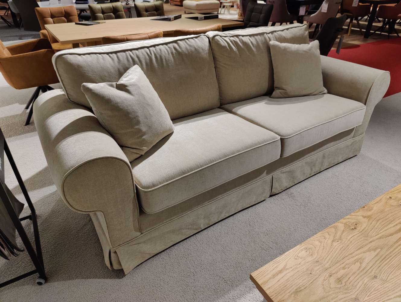 3-Sitzer – Sofa – Landhaus – Couch – B 222 cm – Hamptons