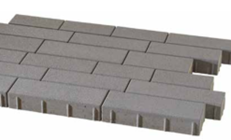 Adina Pflaster 32x16x6 cm hellgrau feingestrahlt (Restposten)