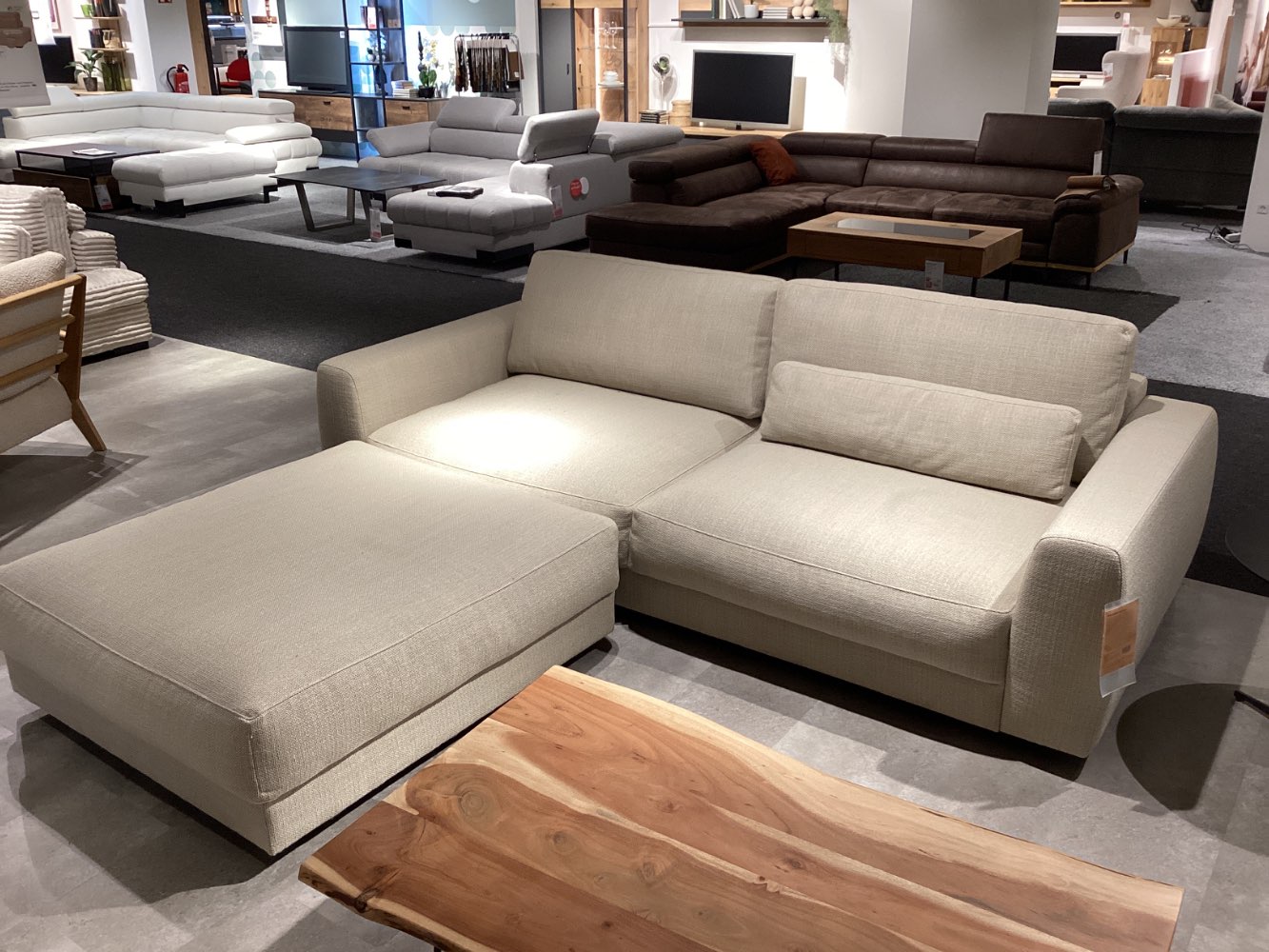 Möbel Bigsofa mit Hocker Home24 XXXLutz Hirschaid
