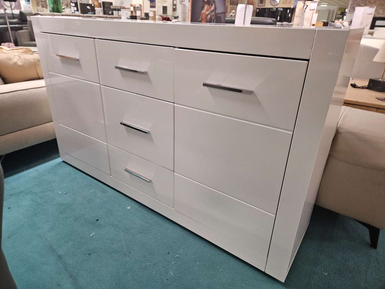 Home Affaire Sideboard Kommode Bianco Weiß statt 439€