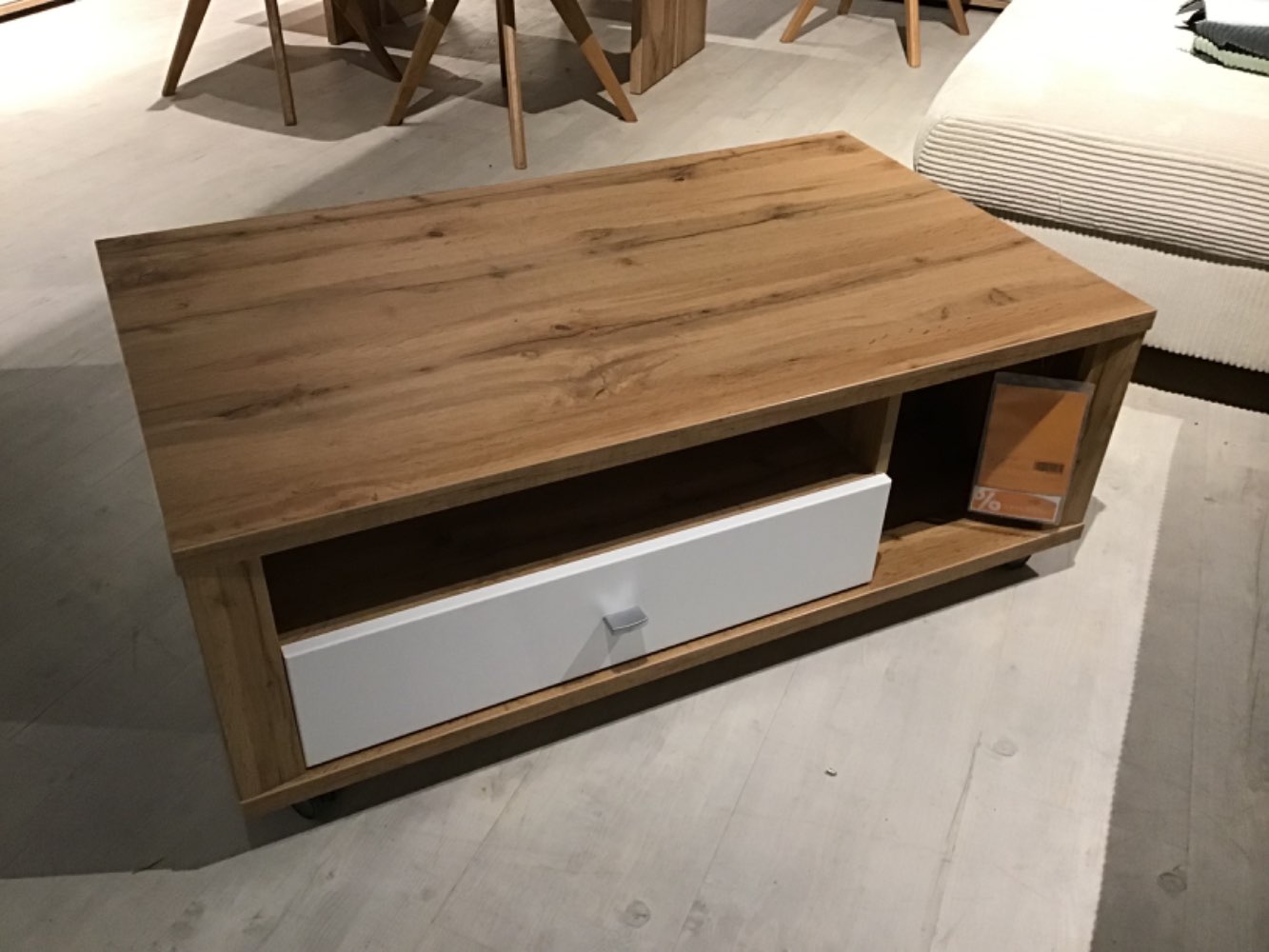 XXXLutz Ausstellungsstück Möbel Couchtisch Laos Eiche weiß