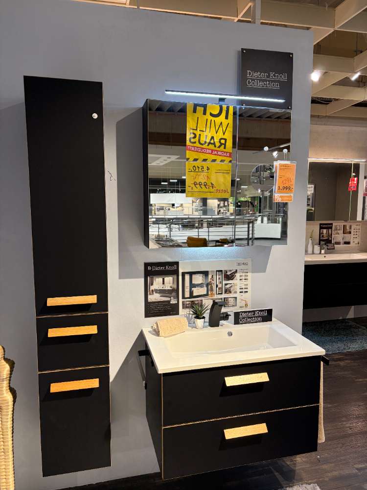 MÖBEL, DIETER KNOLL, BADEZIMMER, SCHWARZ, XXXLUTZ