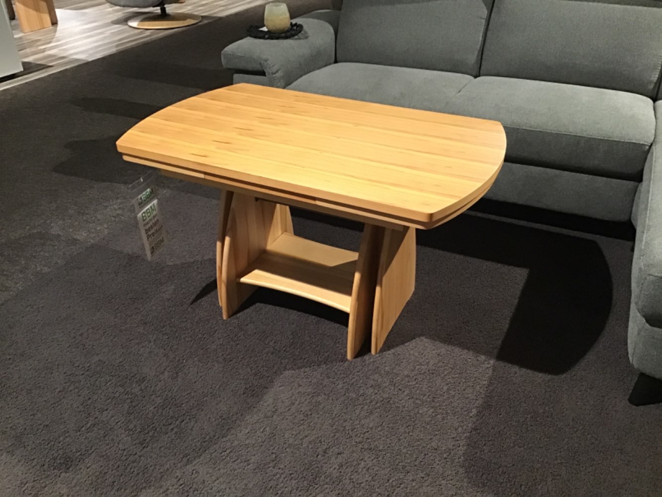 Couchtisch Kernbuche ausziehbar,höhenverstellbar 101(150)x56x60cm