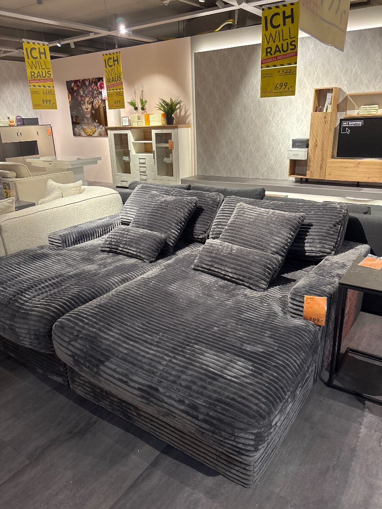 Möbel, Bigsofa, Dunkelgrau, XXXLutz