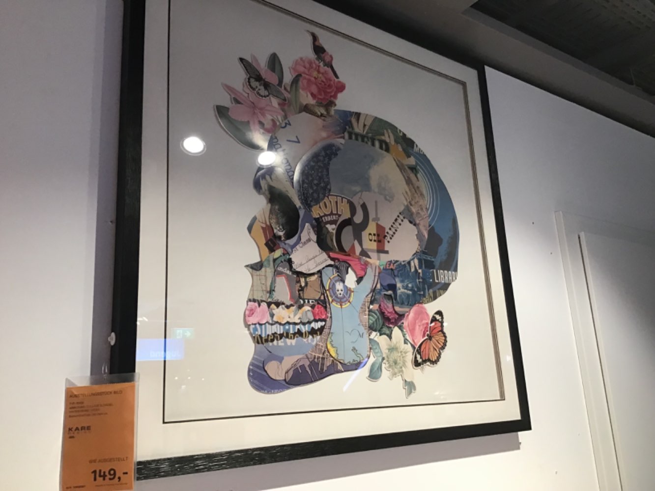 Bild Frame Art Skull