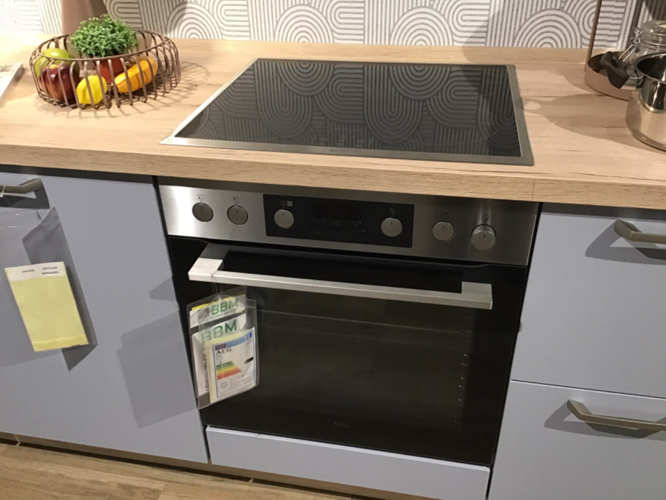 AEG Herd-Set mit Induktionskochfeld Breite 60cm