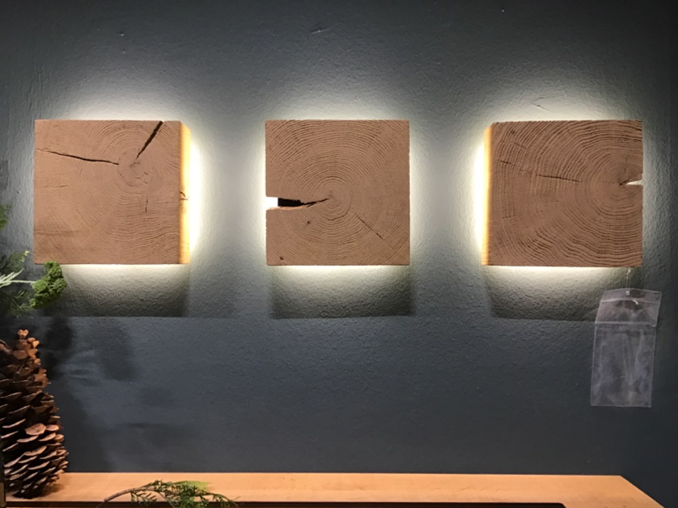 Wandleuchten 3er Set