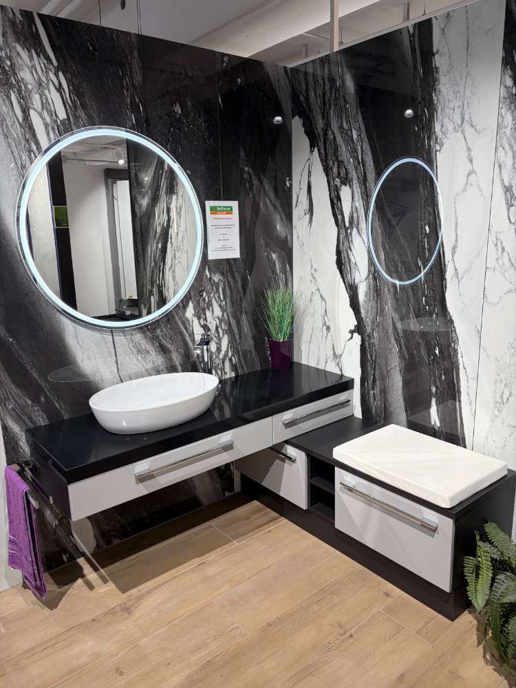 Laguna Platino Waschtischanlage 1600×1400