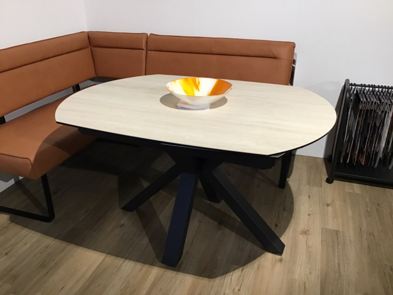 Esstisch mit Keramikplatte ausziehbar Maß 130(190)x76x100cm