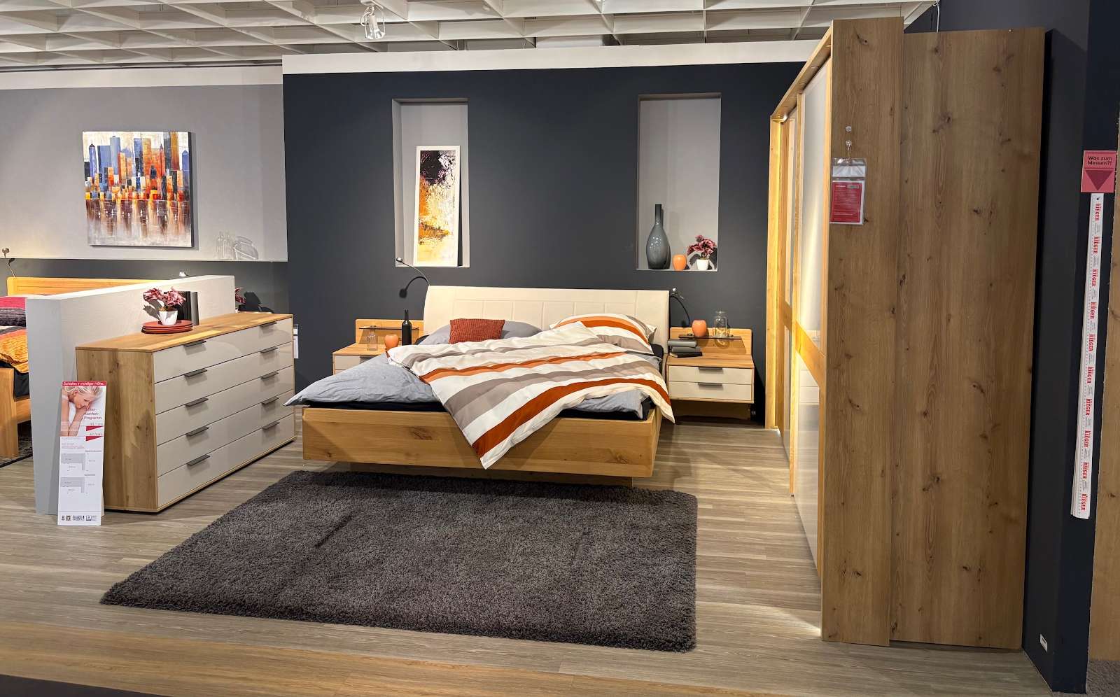 Schlafzimmer Bianco Eiche⚡️Sparpreis⚡️