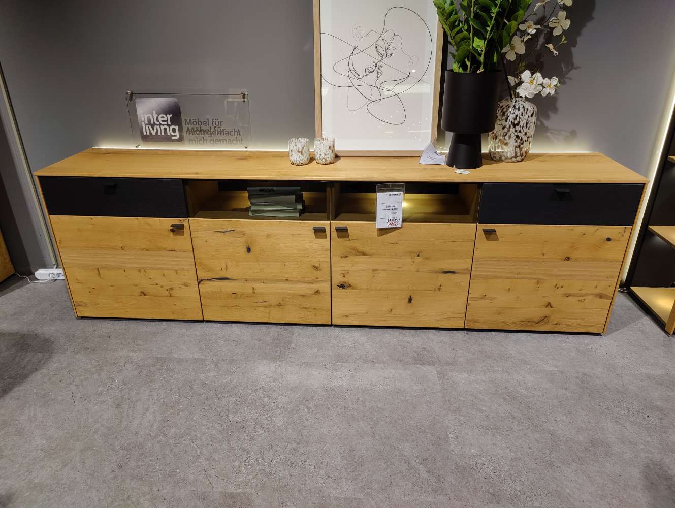 Sideboard – INTERLIVING 5604 – inkl. Beleuchtung