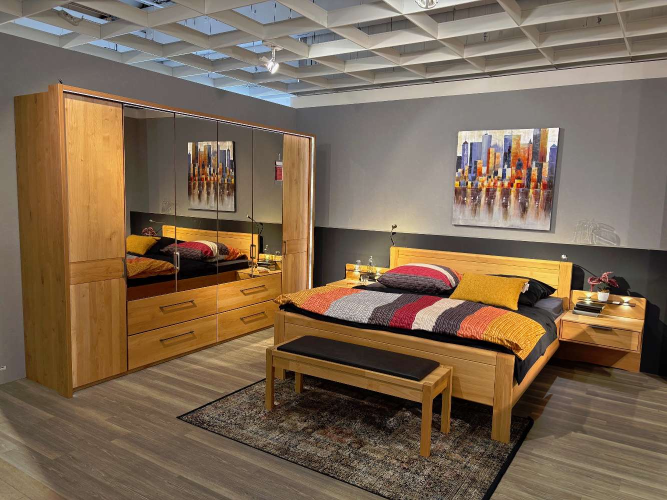 Schlafzimmer Erle-Nachbildung⚡️Sparpreis⚡️