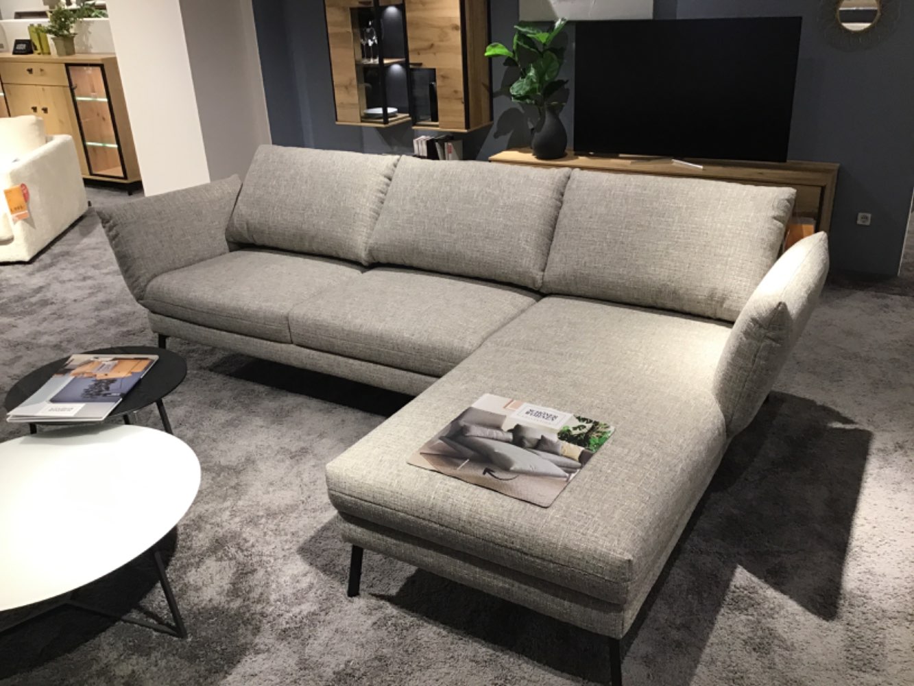 Möbel Ecksofa Schöner Wohnen Stoff Grau XXXLutz Hirschaid