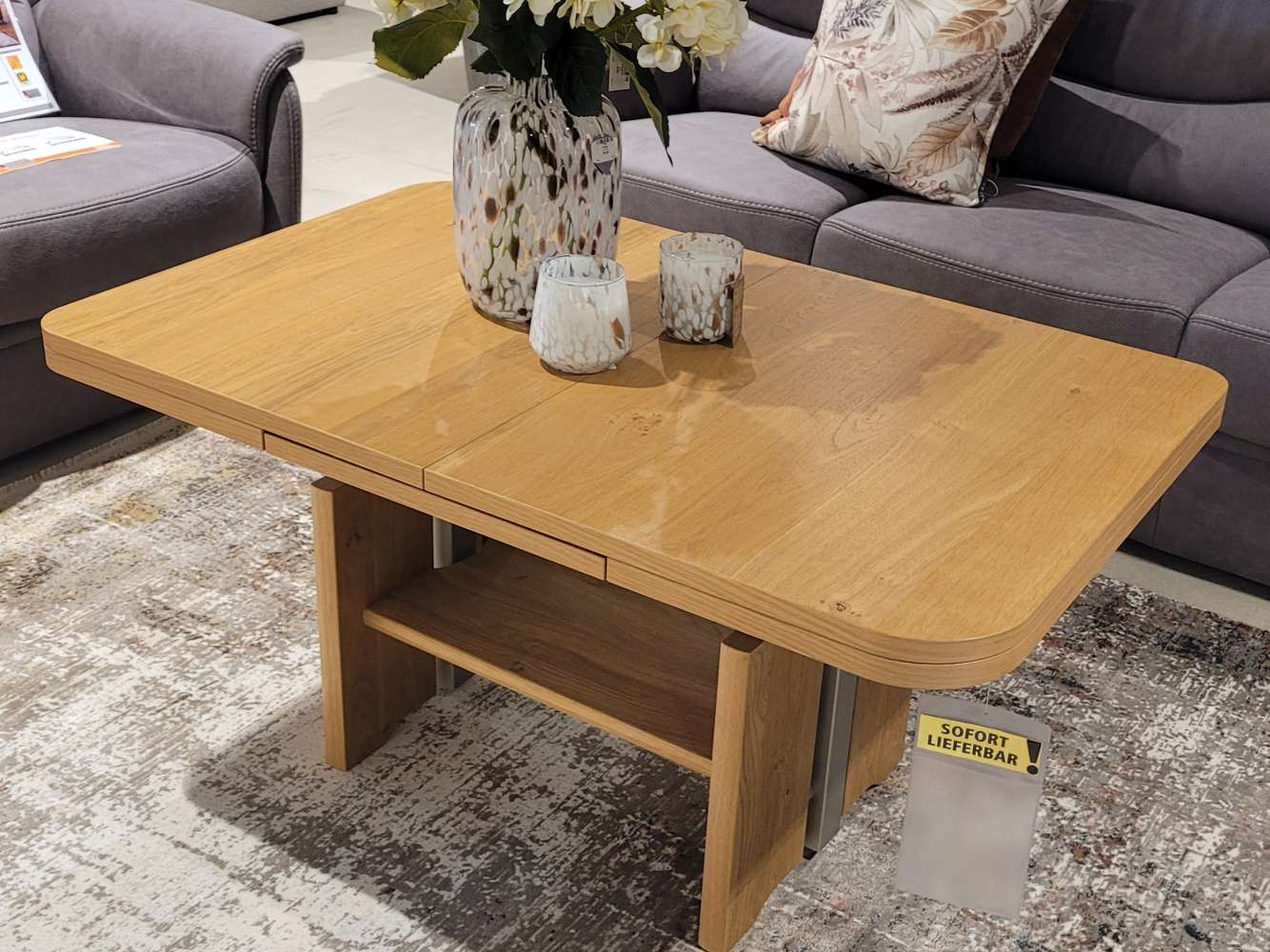 Couchtisch Kombilift Höhe+ Breite verstellbar