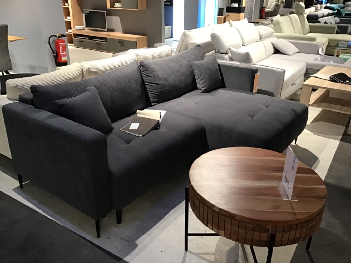 XXXLutz Ausstellungsstück Möbel Ecksofa Ponty grau