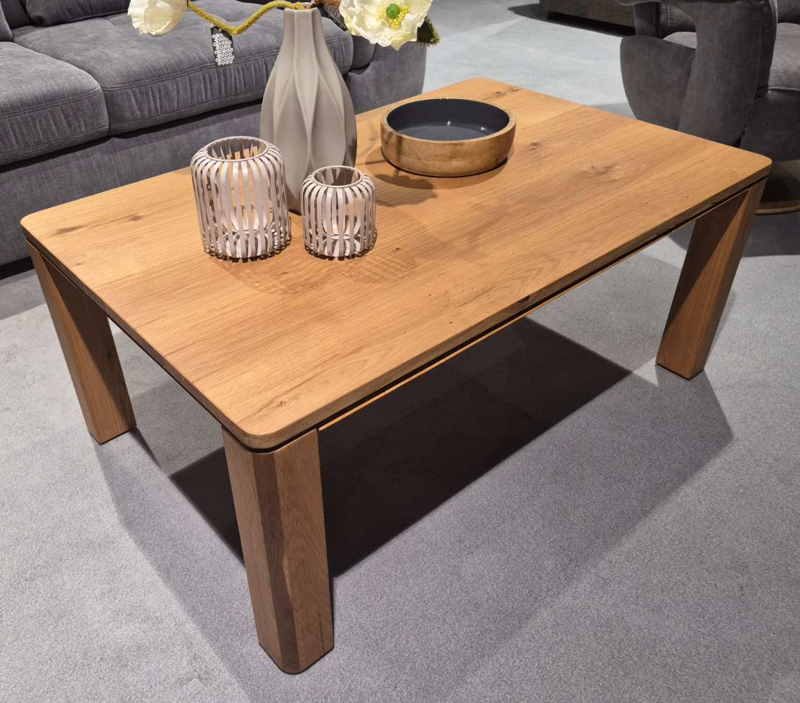 Couchtisch + Schubkasten+ Rollen Asteiche BHT ca 110x45x70cm