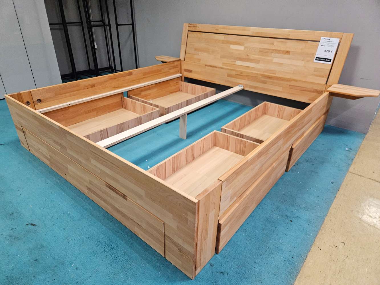 Massivholzbett Sabrina Kernbuche geölt statt 699€