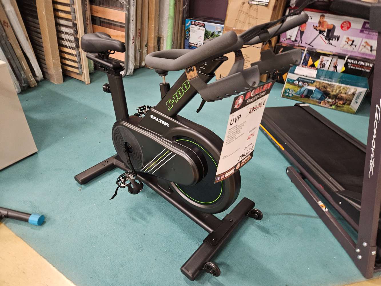 Indoor Fahrrad Salter S-100 Heimtrainer statt 499€