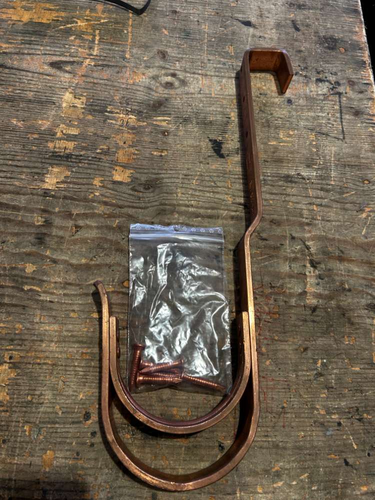 Leiterhaken Kupfer 22SF gekröpft Typ A, neu, GVM