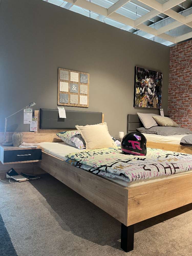 Futonbett incl. Hängenachtschrank