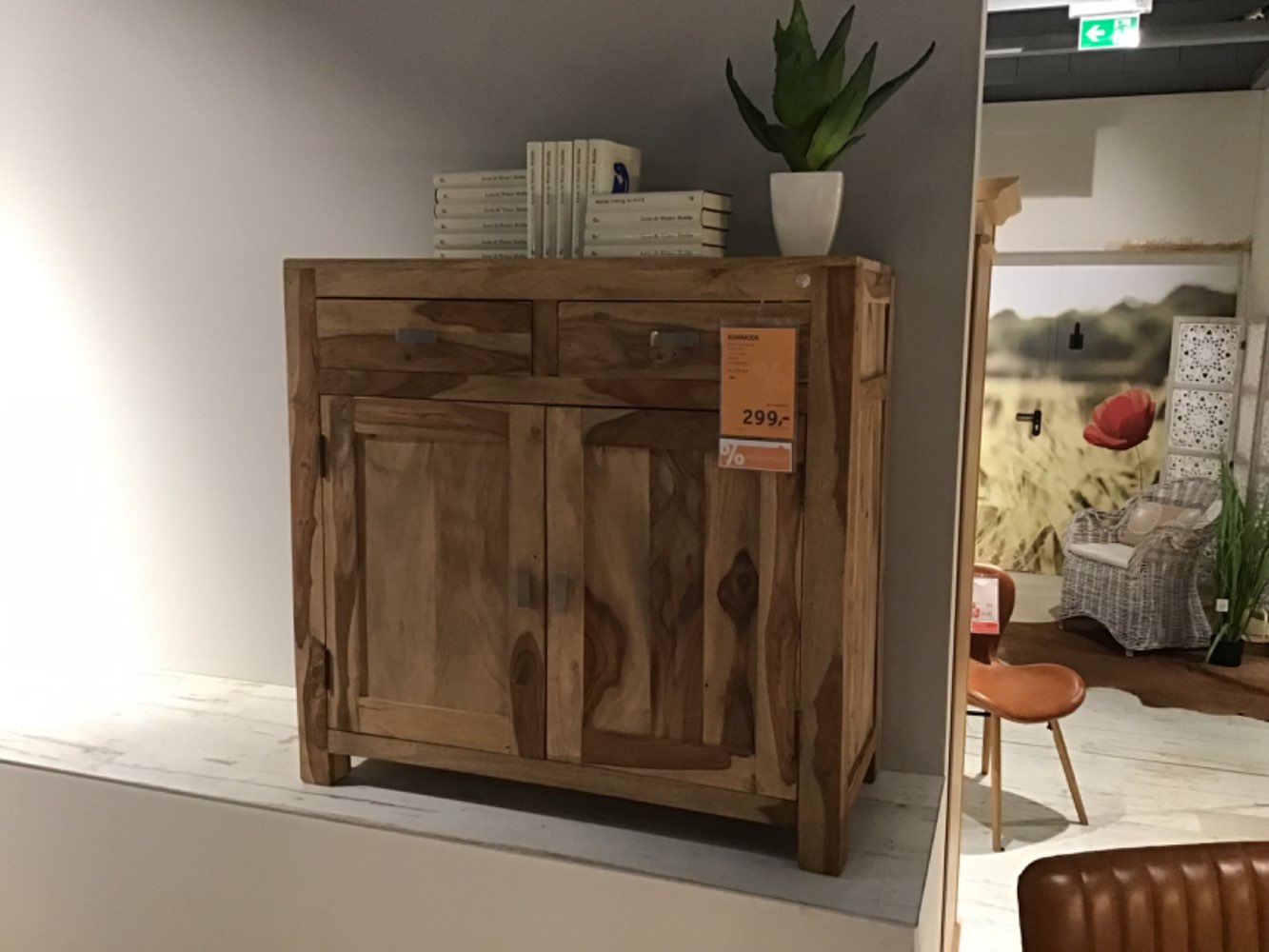 XXXLutz Ausstellungsstück Möbel Kommode Inka II Shisham massiv na