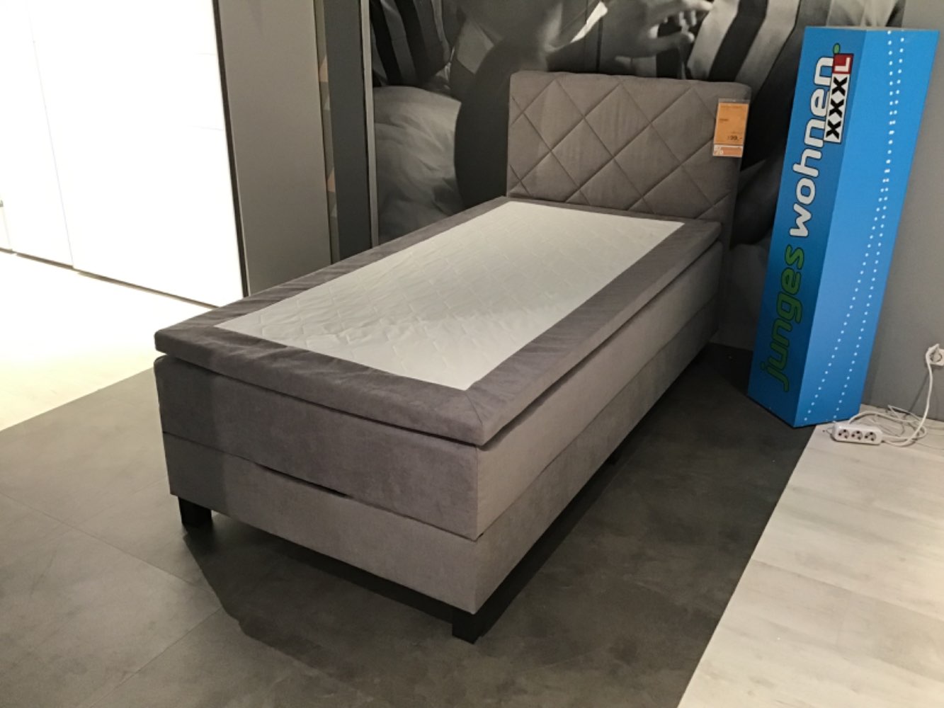 XXXLutz Ausstellungsstück Möbel Boxspringbett Jeff grau