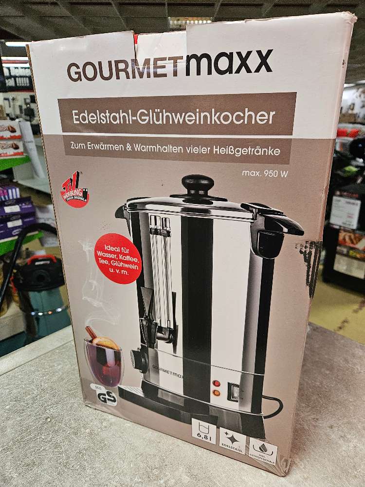 Gourmetmaxx Edelstahl Glühweinkocher statt 59,99€