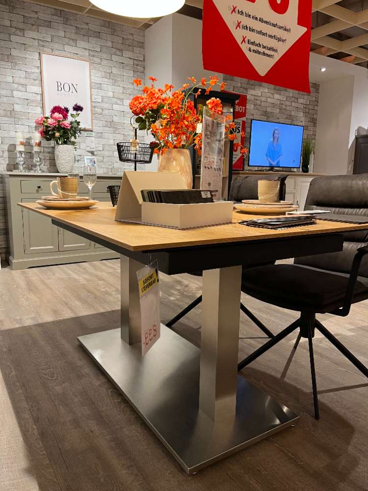 Säulentisch mit Ausziehfunktion