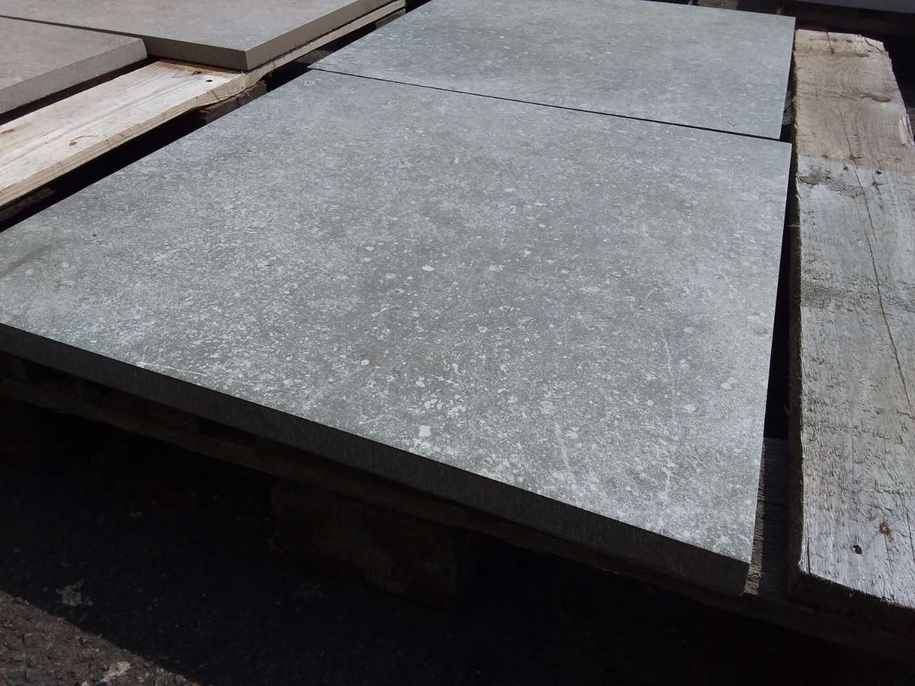 Feinsteinzeug Terrassenplatten 60x60x3 grau Keramik Fliesen