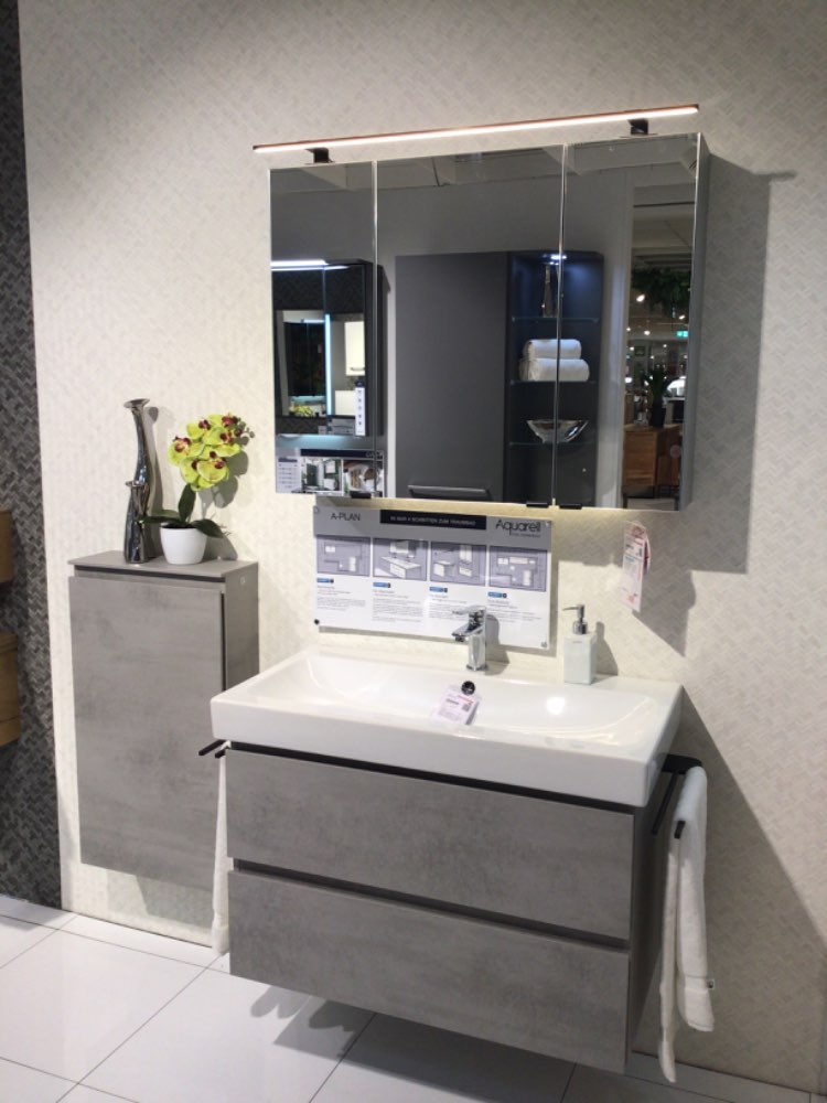 Badezimmerset Aquarell A-Plan