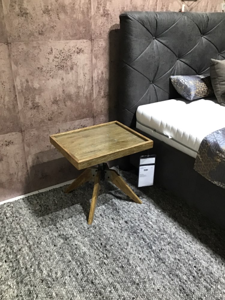 Nachttisch Capri, Wildeiche Vintage natur, geölt, Paar