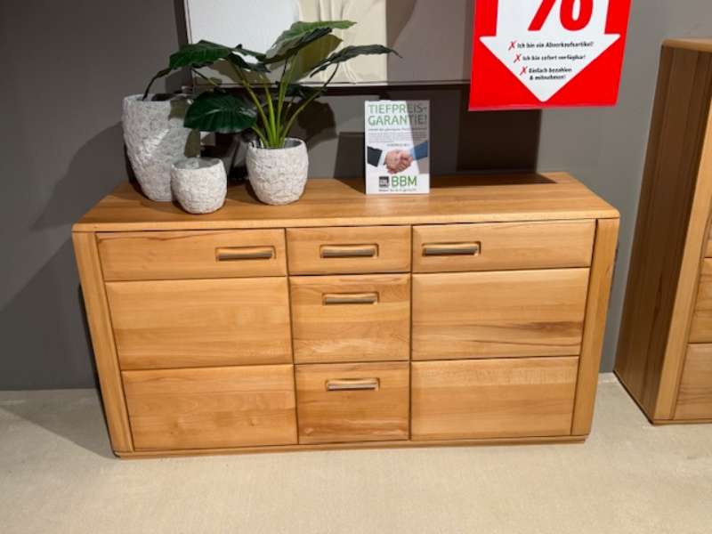 Sideboard Kernbuche massiv geölt BHT ca 161x85x47cm