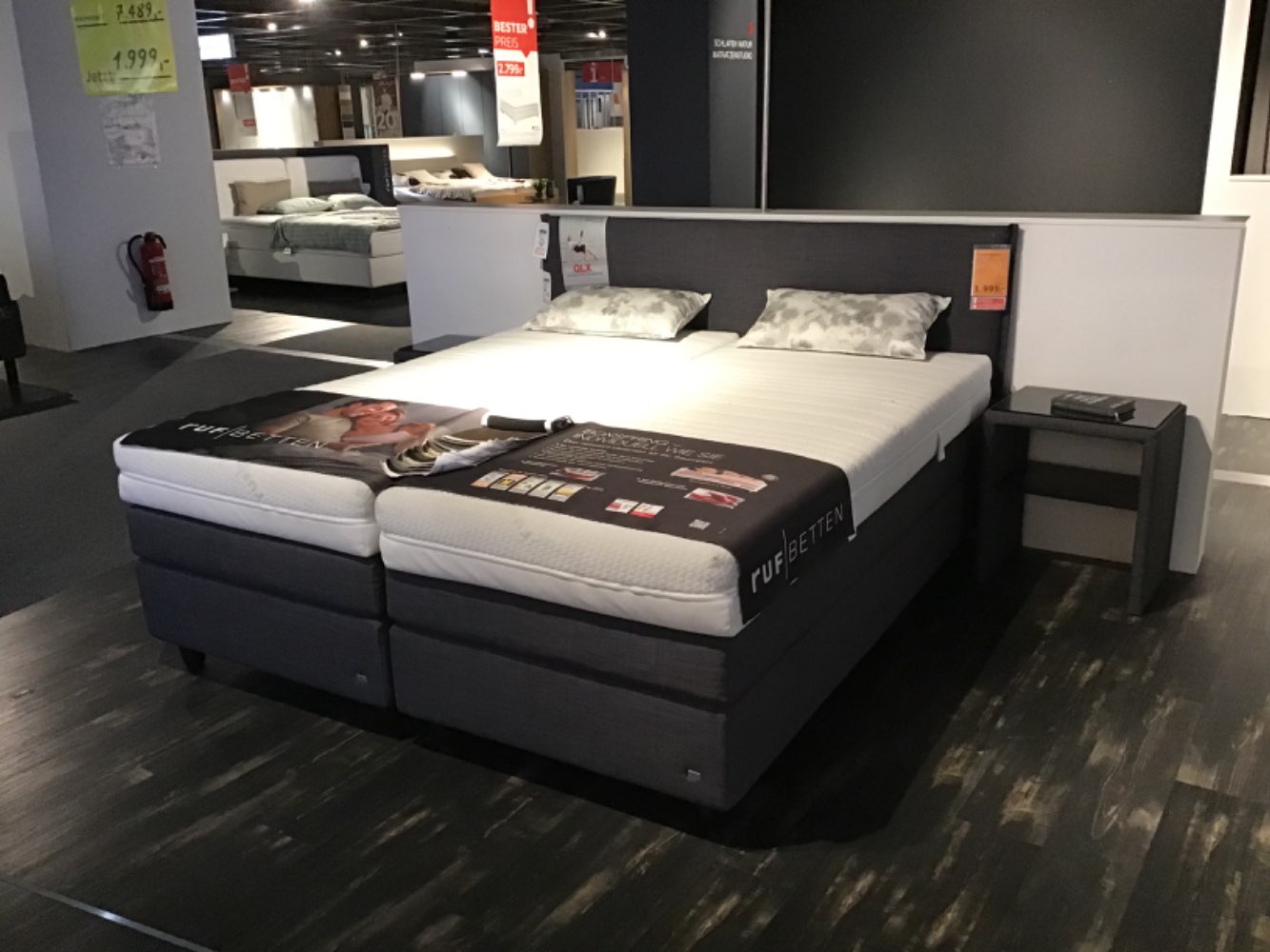 XXXLutz Ausstellungsstück Möbel Boxspringbett Milano anthrazit