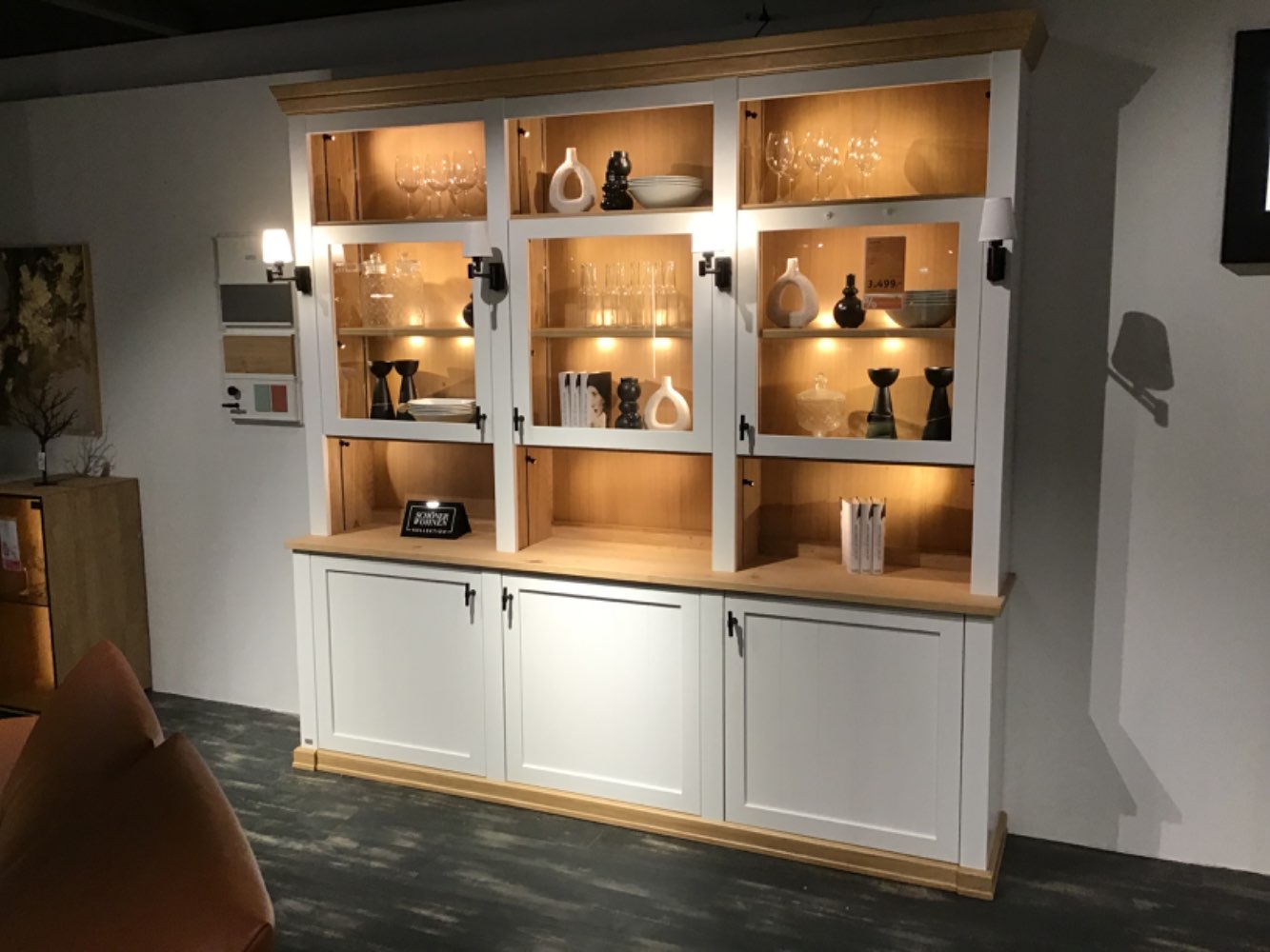 XXXLutz Ausstellungsstück Möbel Buffet Village Lack weiß Eiche