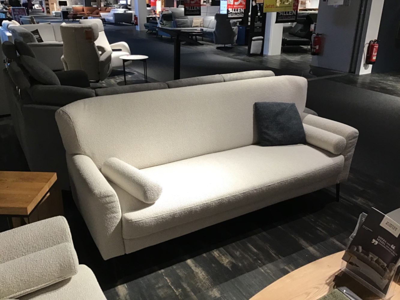 XXXLutz Ausstellungsstück Möbel 3-2,5-Sitzer Sofa Amadeo Silver