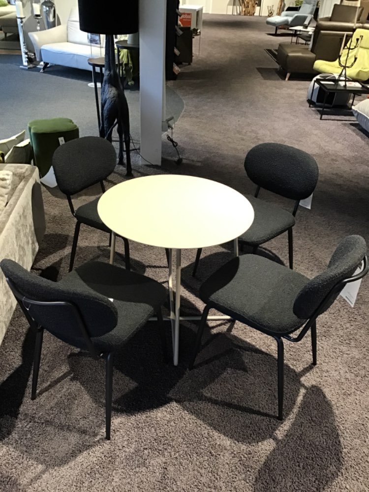 RaumfreundeBouc 4-Fuß Stuhl, ascot schwarz