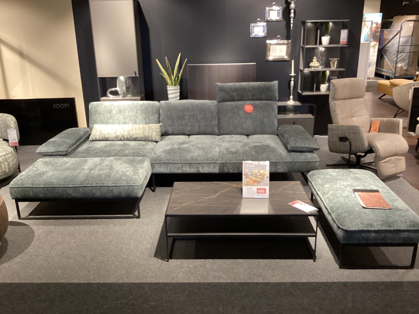Möbel Ecksofa Joop Select mit Hocker und ST.Verst. XXXLutz Hirsch