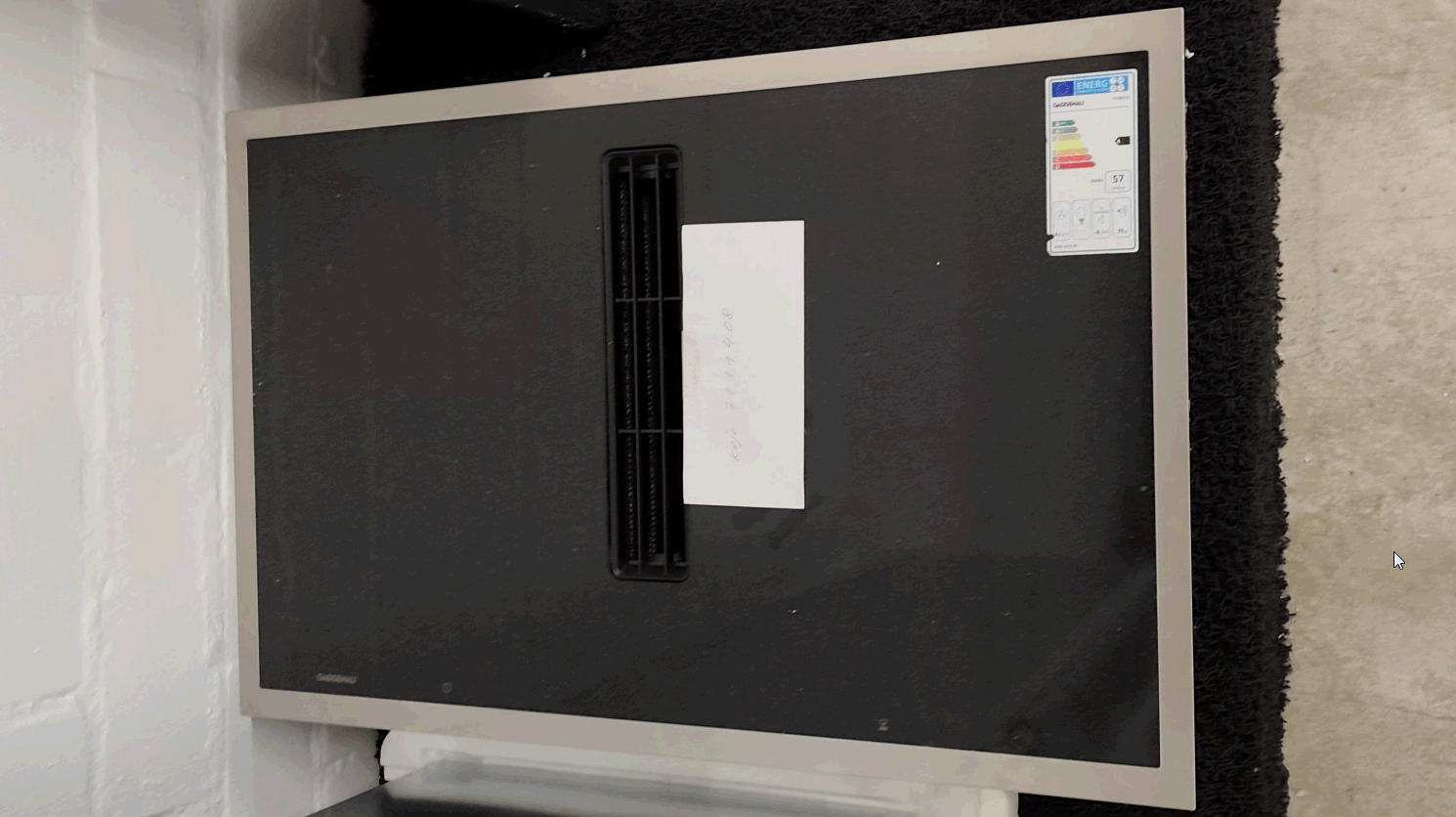 Gaggenau Flex -Induktionskochfeld mit integriertem Lüftungssystem