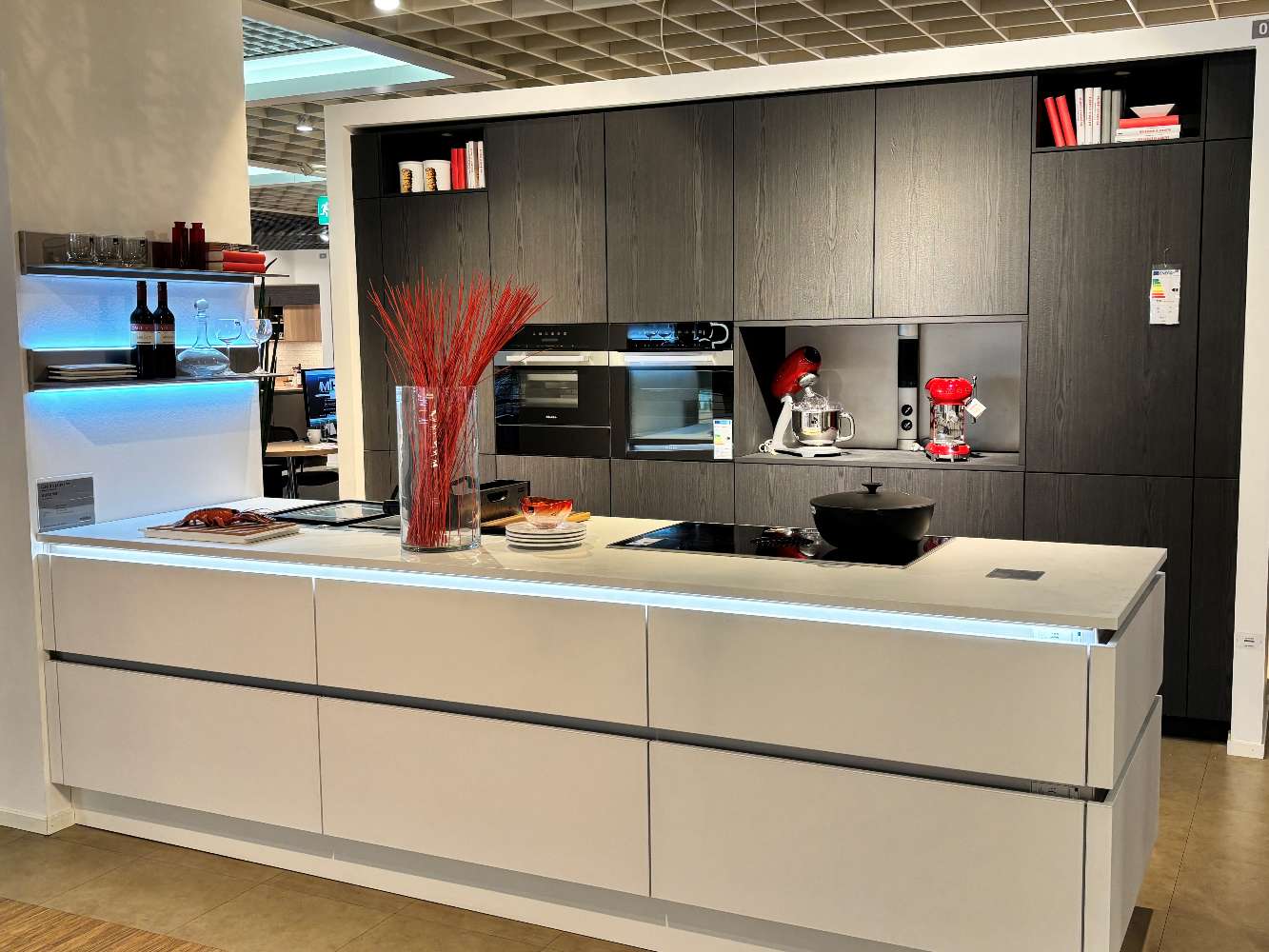 Musterküche Nolte Glas Tec S.