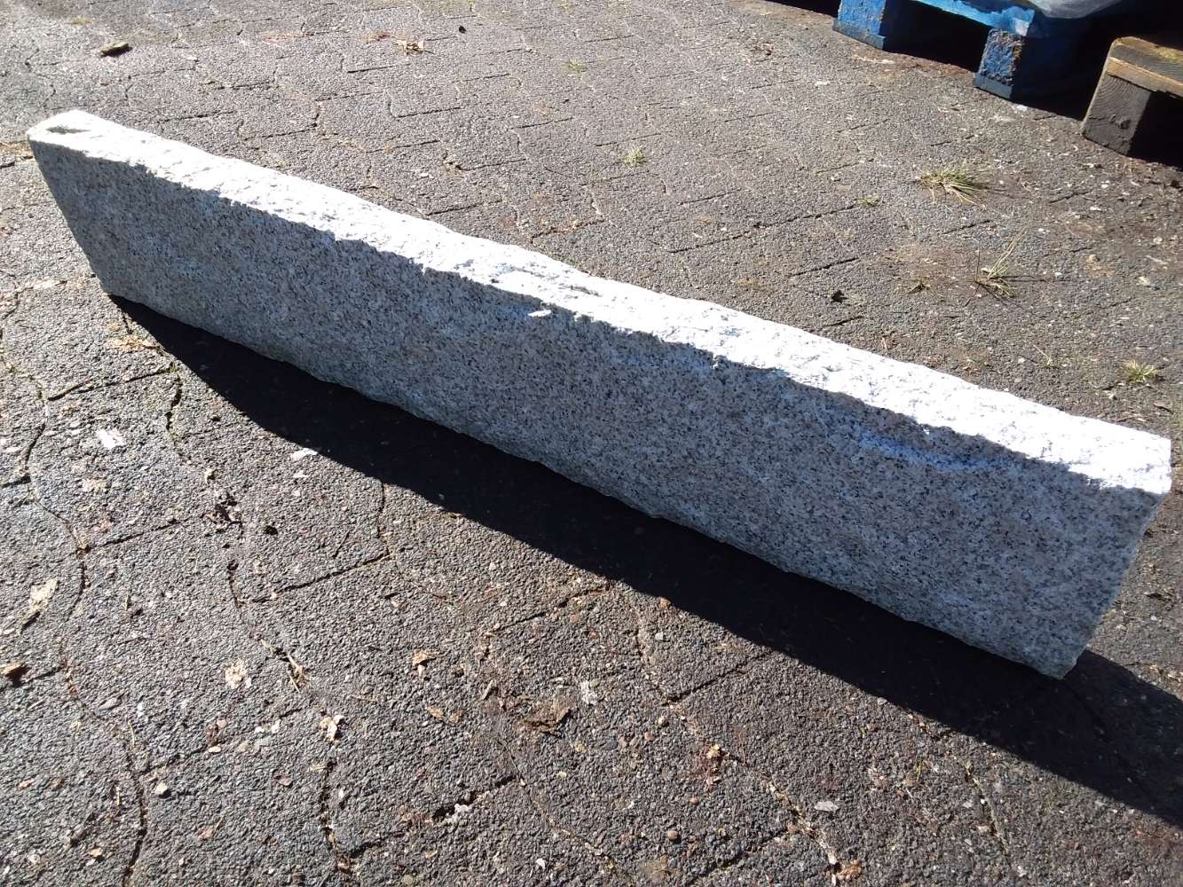 Granit Rasenkante 6x20x100 Naturstein Randstein Beetkante